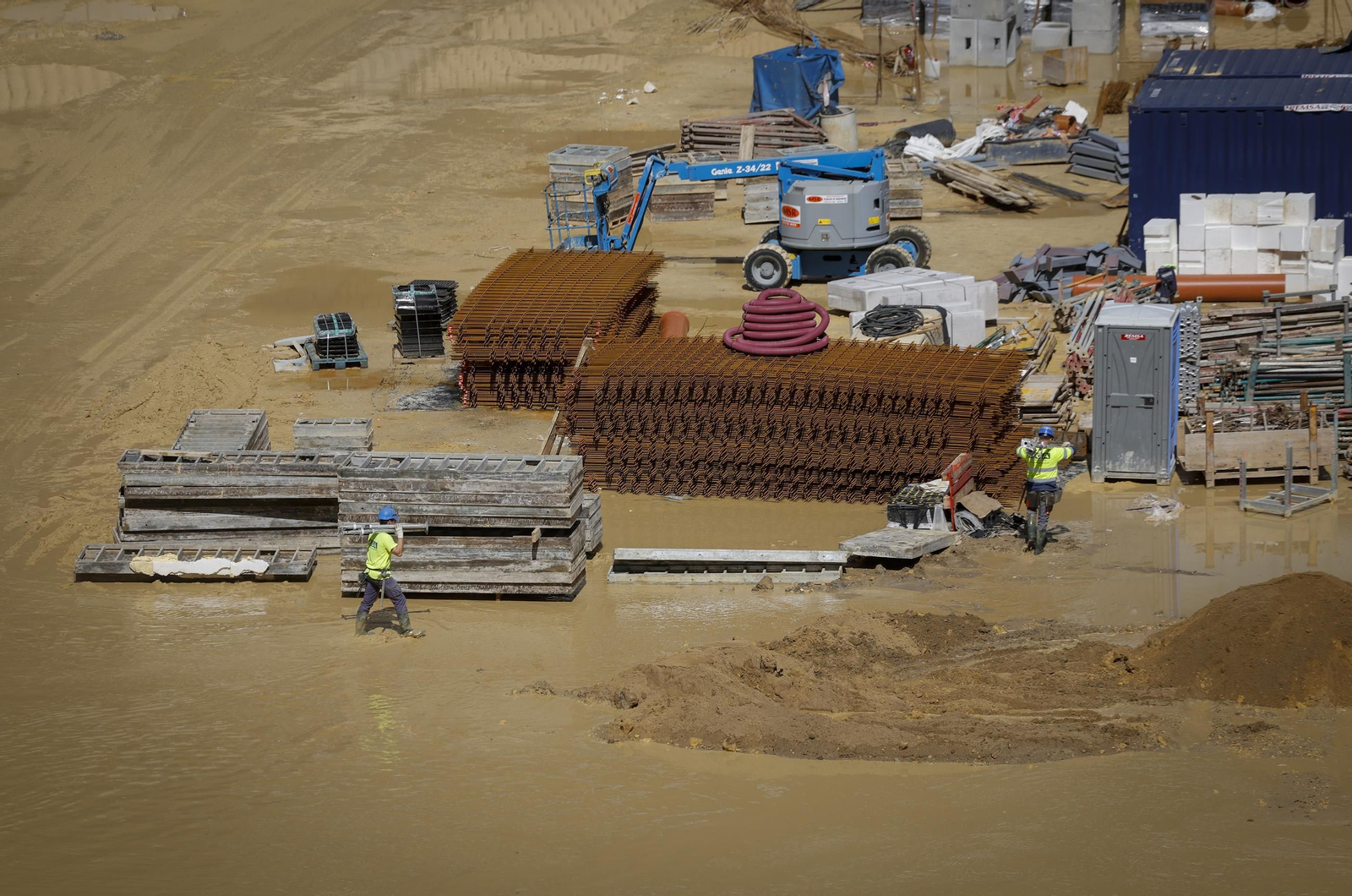 Las obras del Estadio de la Cartuja, todas las fotos