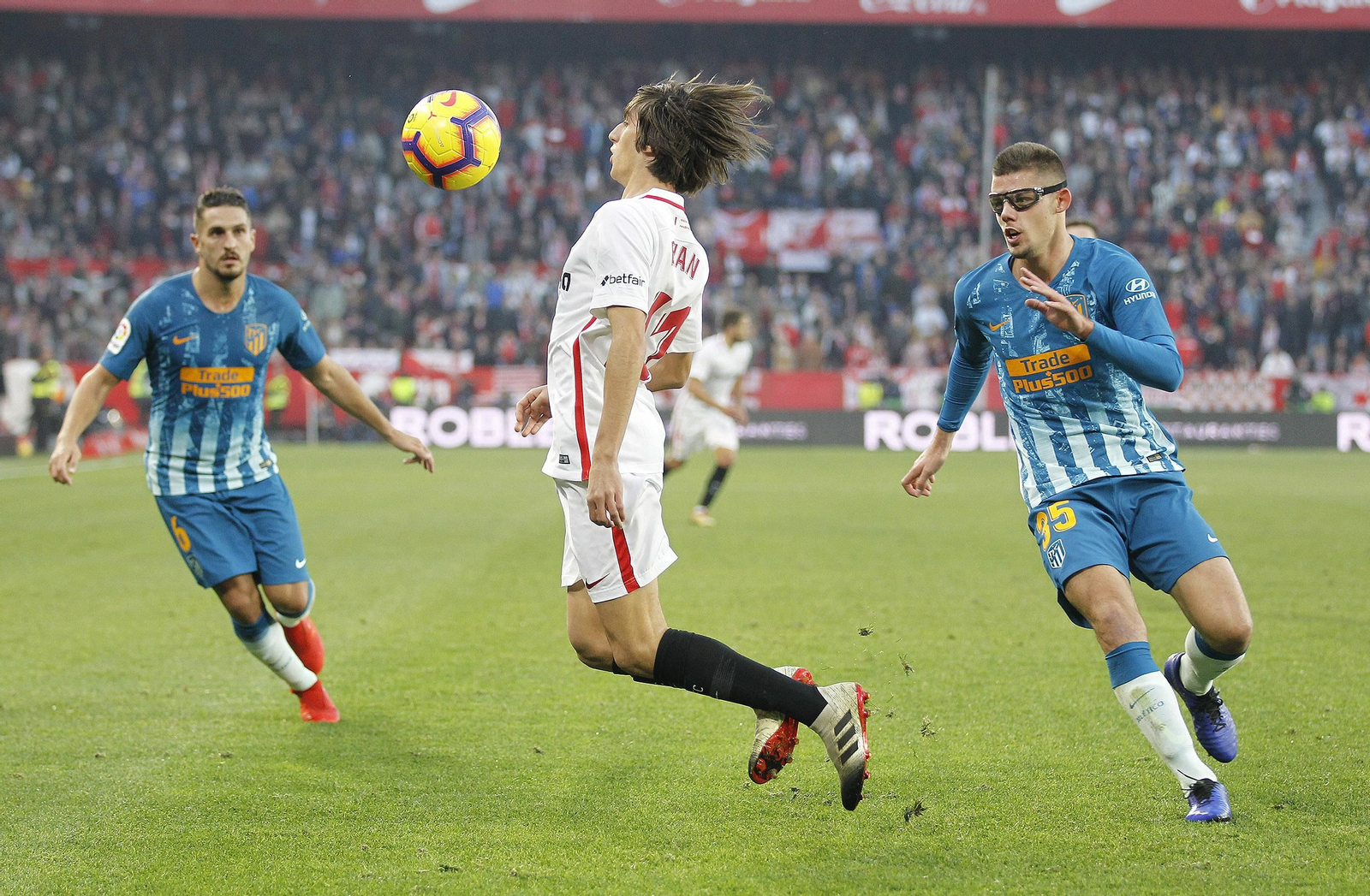 El Sevilla FC-Atlético de Madrid, en imágenes