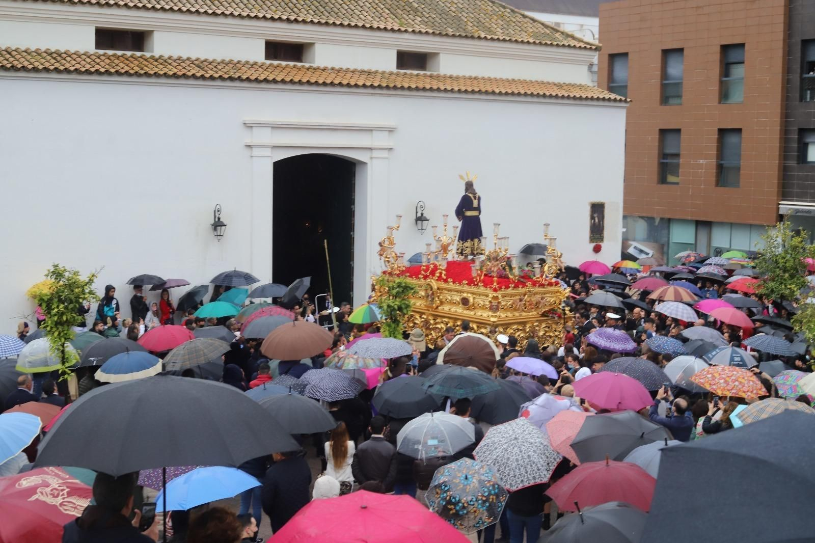 Cautivo en el momento de su salida.