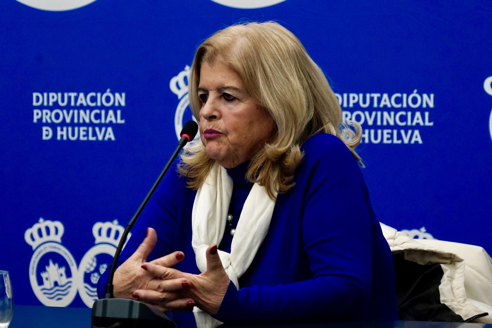 Imágenes de la presentación del libro 'Guerra en España' en Diputación