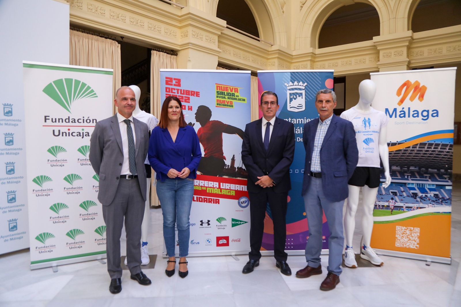 Presentación de la carrera urbana 'Ciudad de Málaga', que regresa el domingo 23 de octubre con nuevo recorrido.