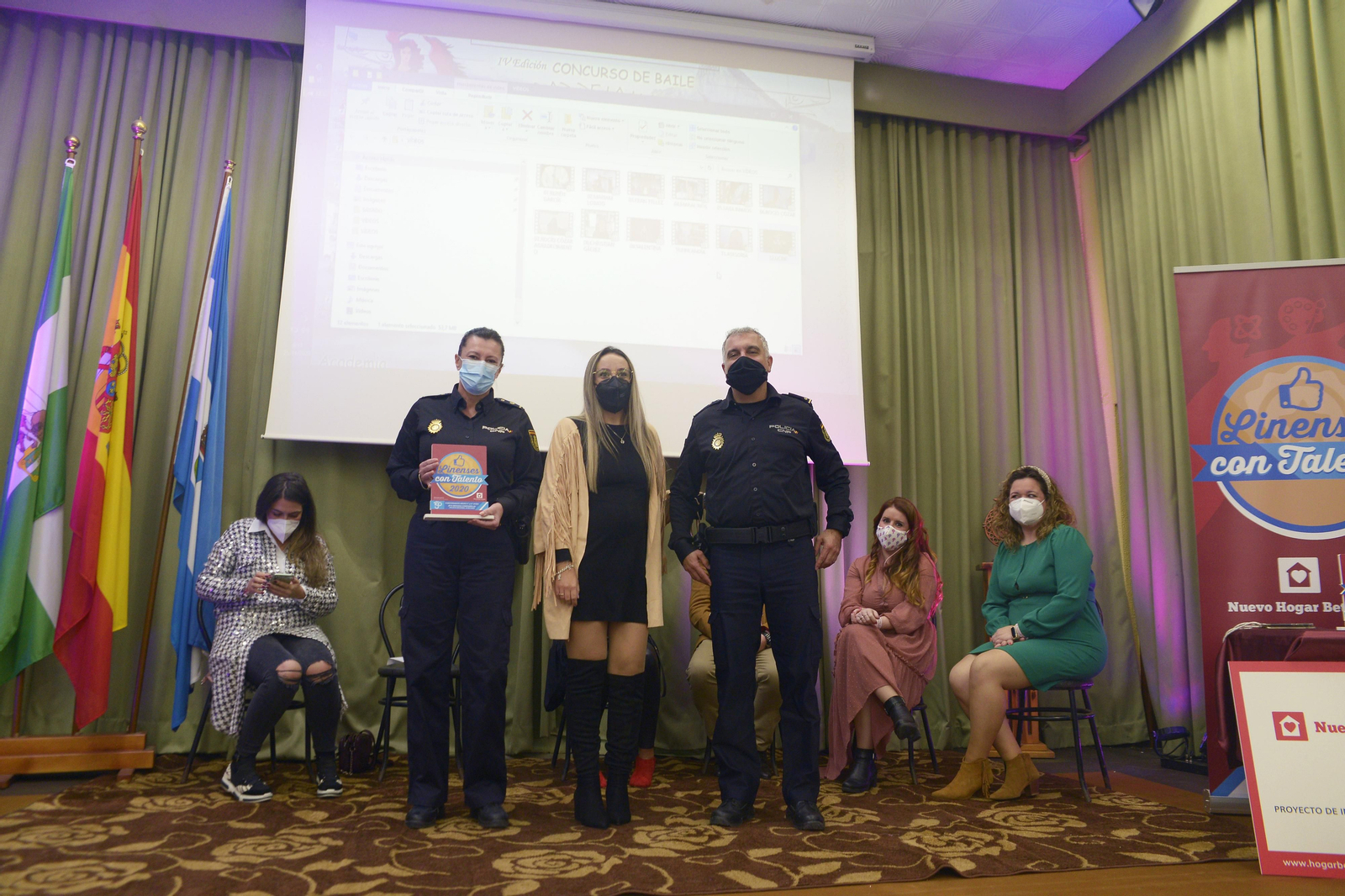 Acto de entrega de prémios linenses con talento.