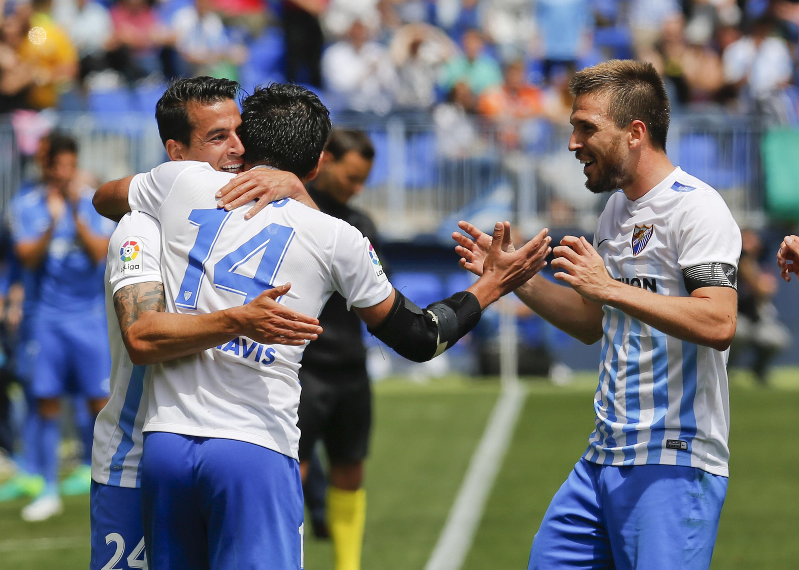 Las imágenes del Málaga-Valencia