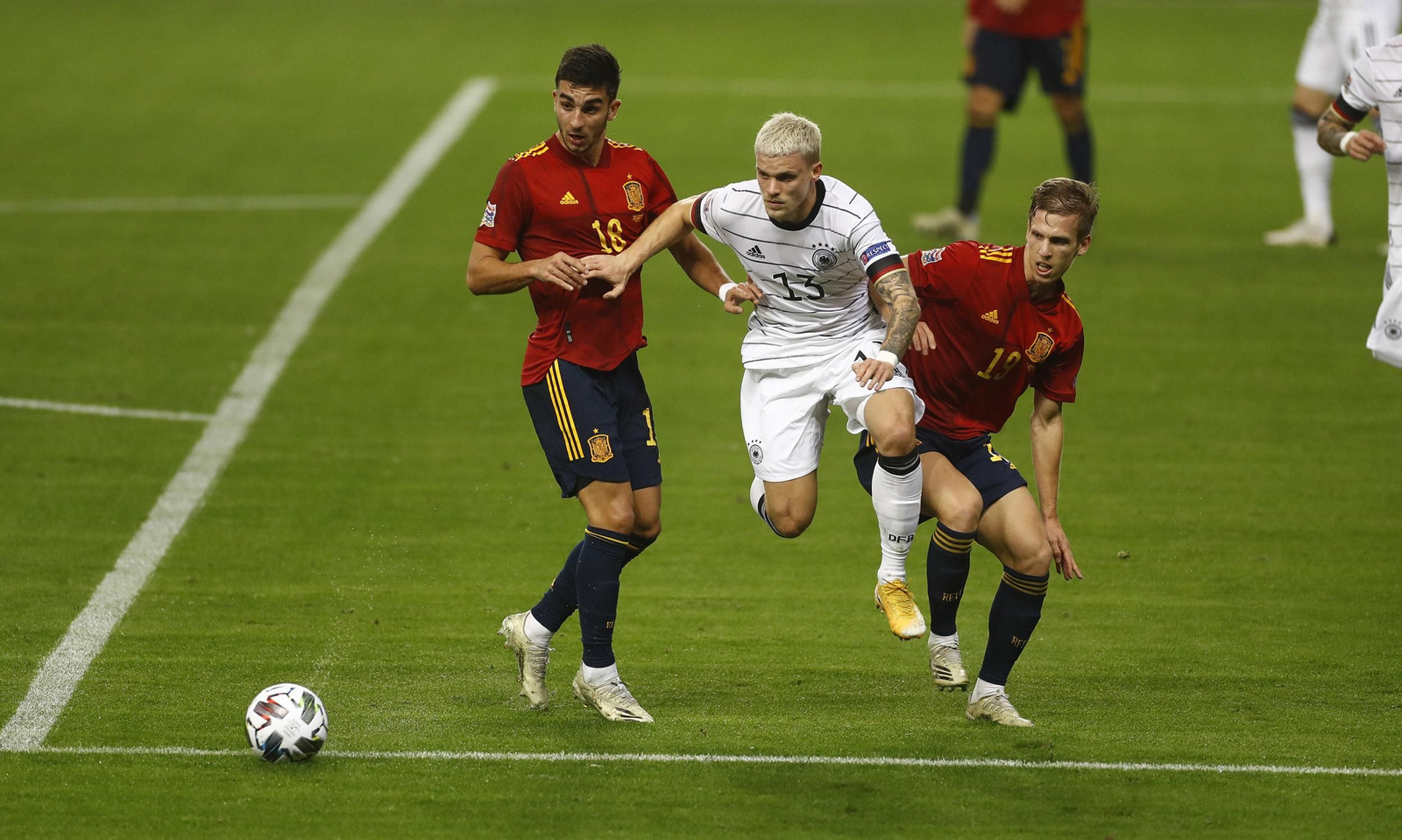 España-Alemania, en imágenes