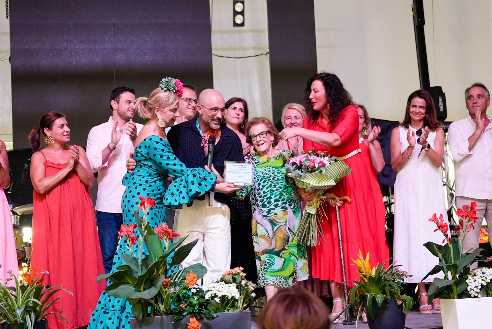 Las fotos de la comida de homenaje a la mujer en la Feria de Almería