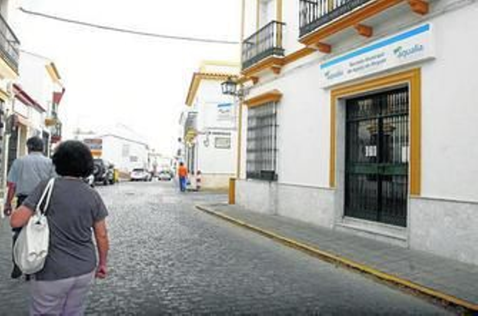 La oficina de Aqualia en la localidad moguereña. La oficina de Aqualia en la localidad moguereña.