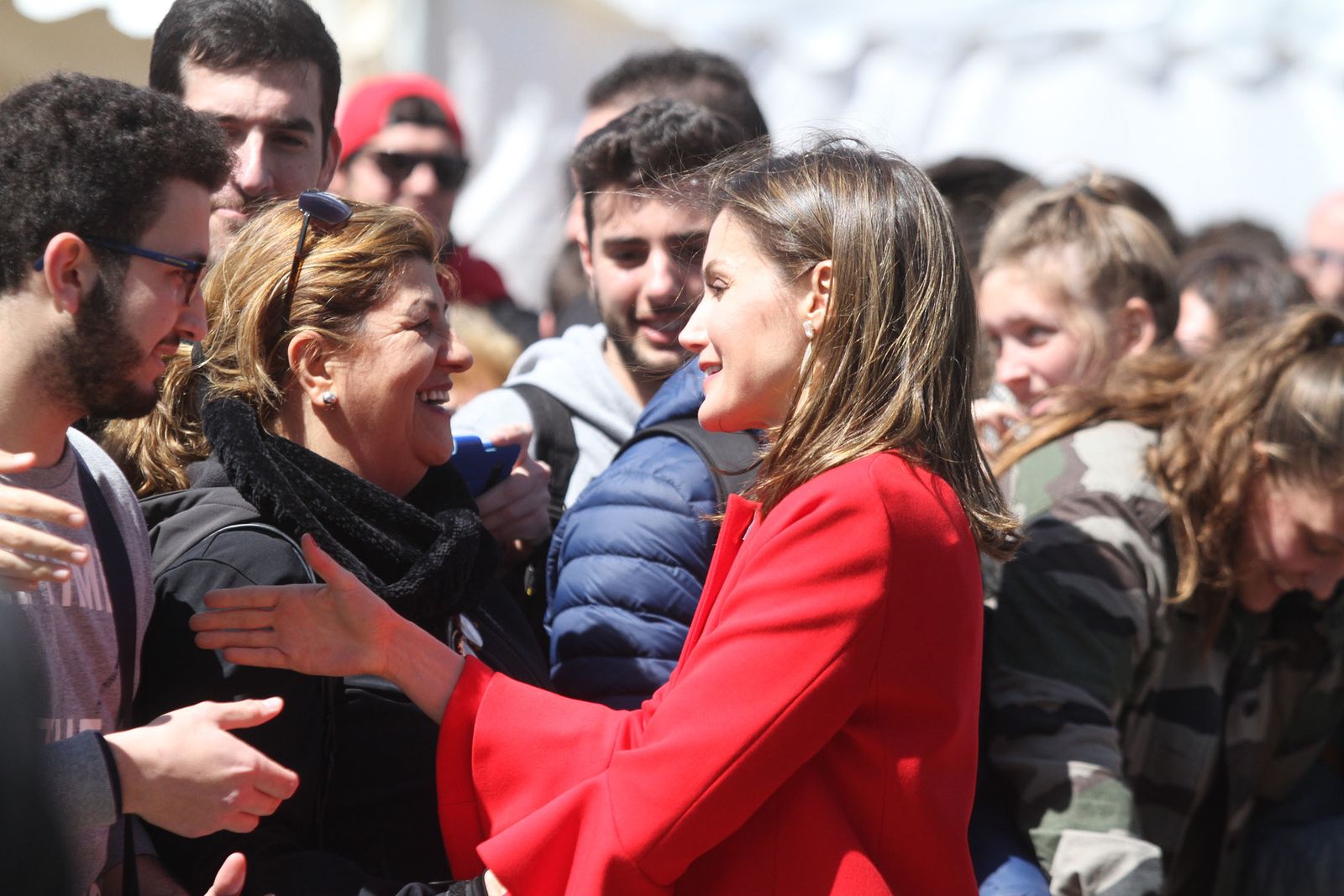 Imágenes de la visita de la reina Letizia a Huelva