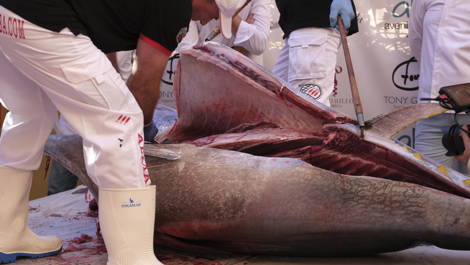 Jornadas del ronqueo del atún de almadraba en el Espacio Gastronómico Tony García, en Almería
