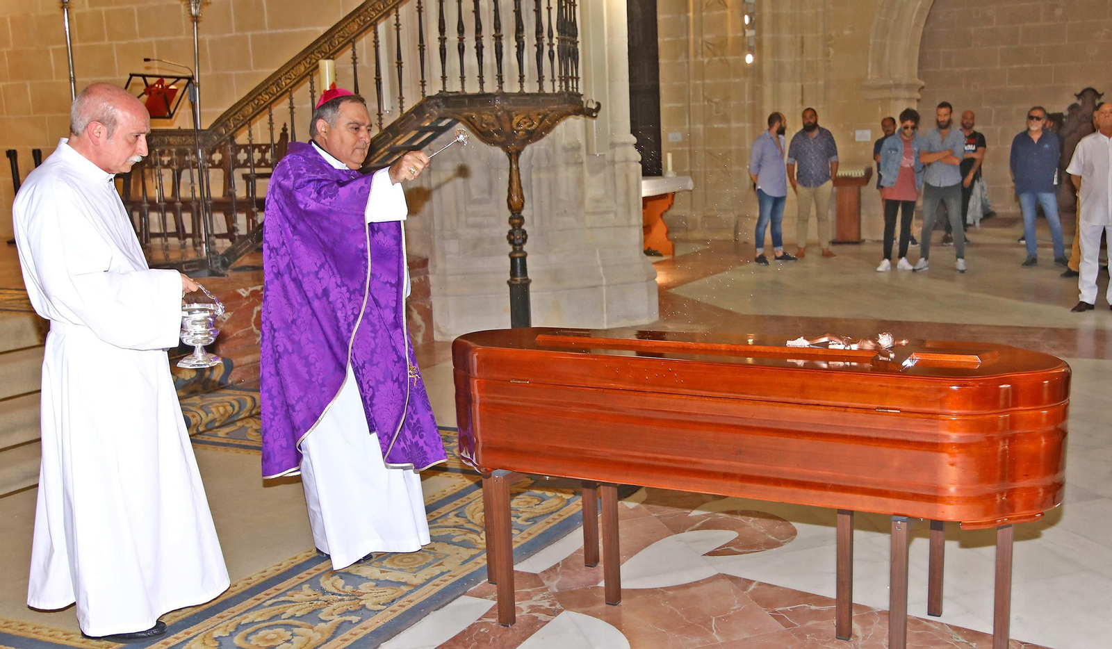 Funeral de Fernando de la Morena en Santiago