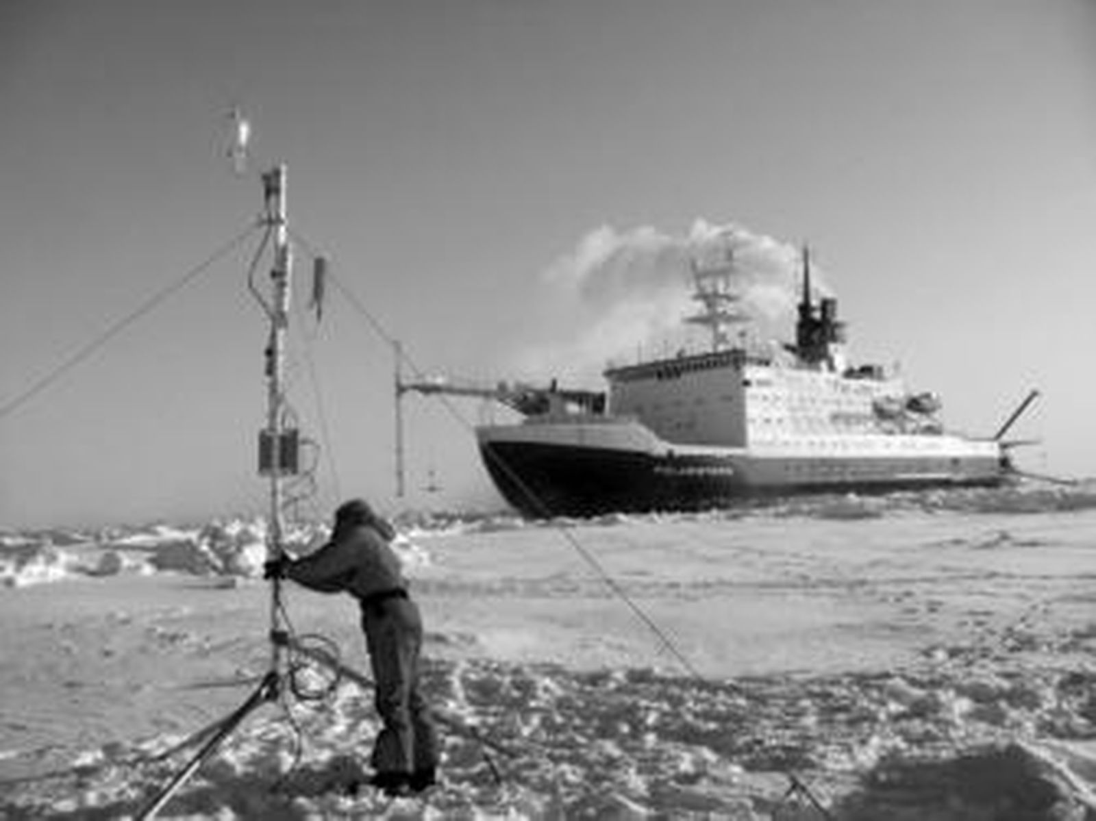 El rompehielos 'Polarstern' en la Antártida.