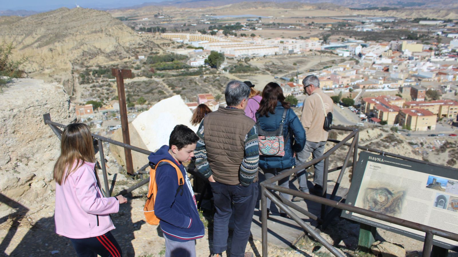 Visita al cerro del Espíritu Santo, en Vera.