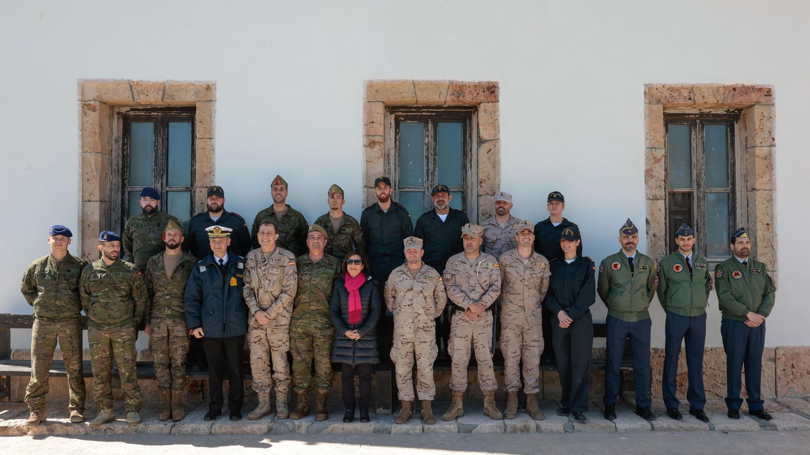 La ministra Margarita Robles ha visitado esta semana la isla de Alborán.
