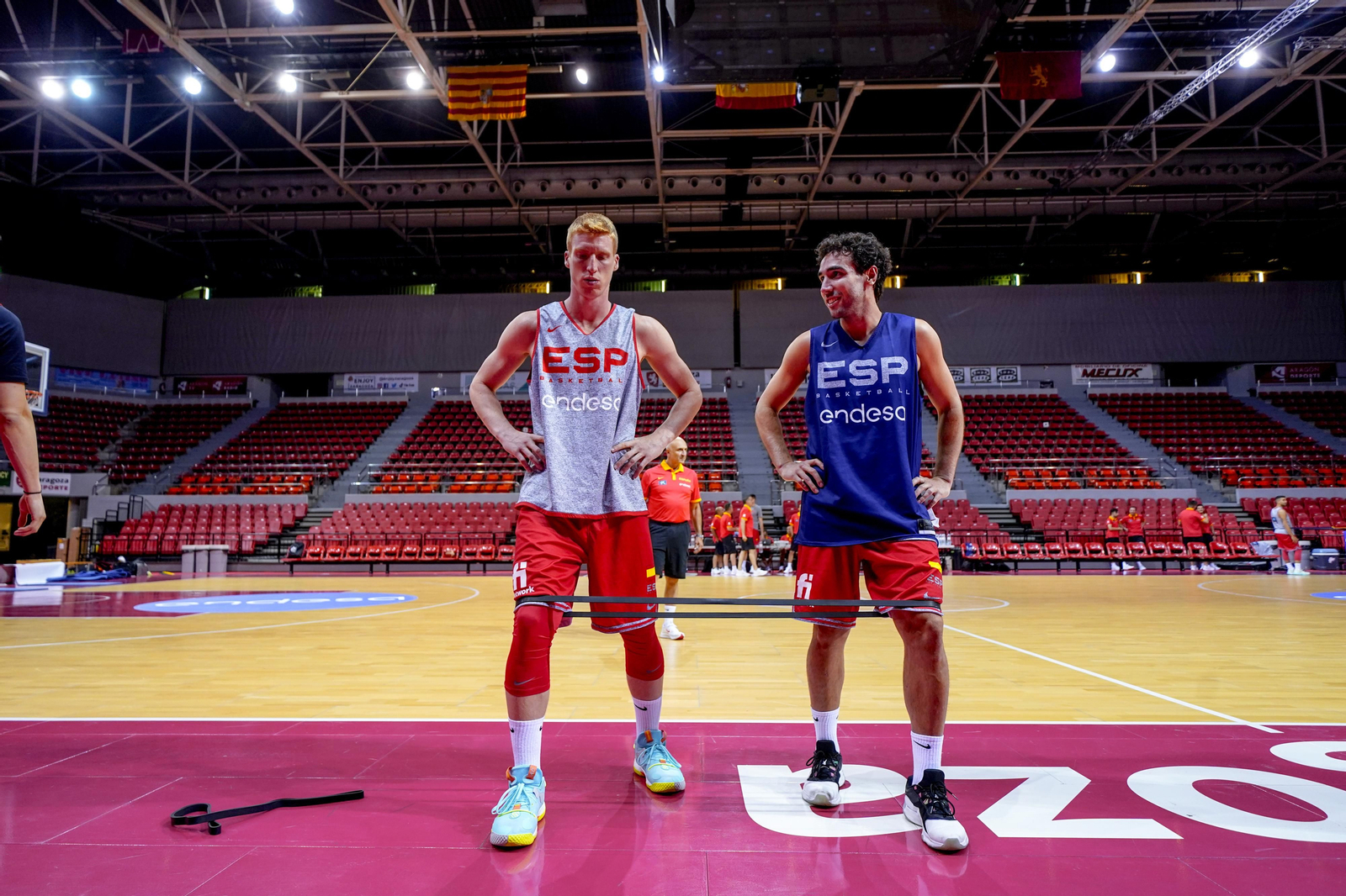 Alberto Díaz, en un entrenamiento.