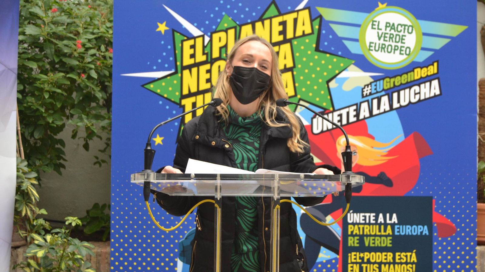 Presentación en 2021 de la exposición itinerante por Andalucía sobre el Pacto Verde