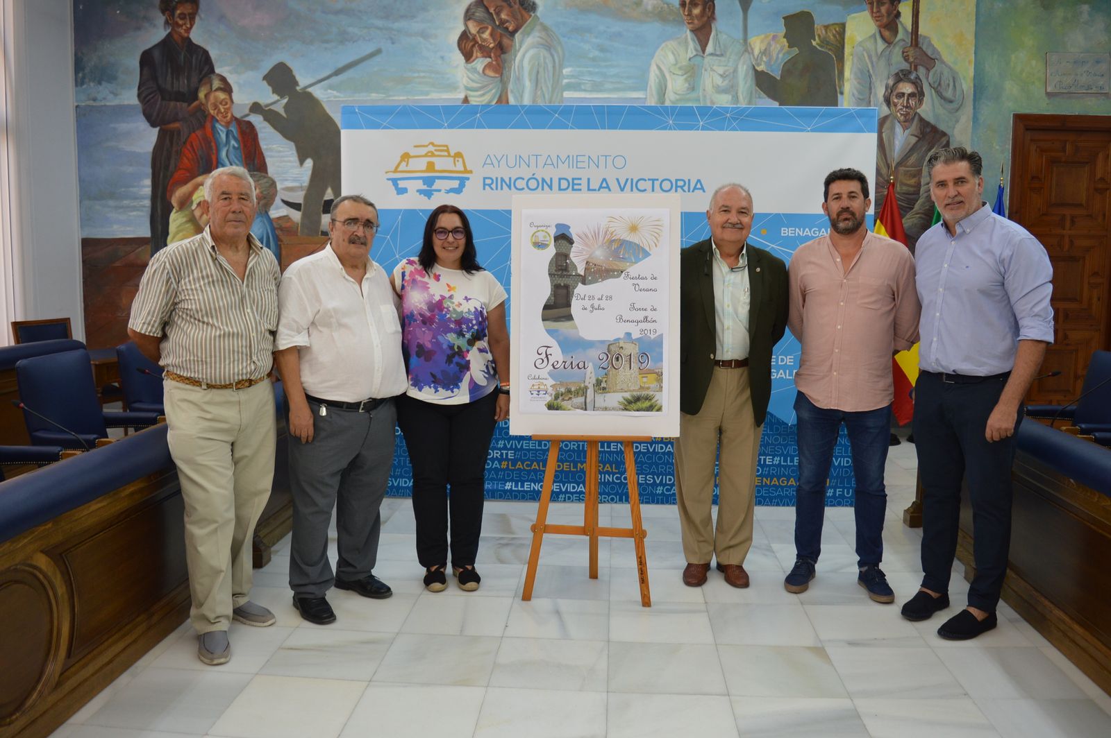 Presentación del programa de la feria de Torre de Benagalbón.