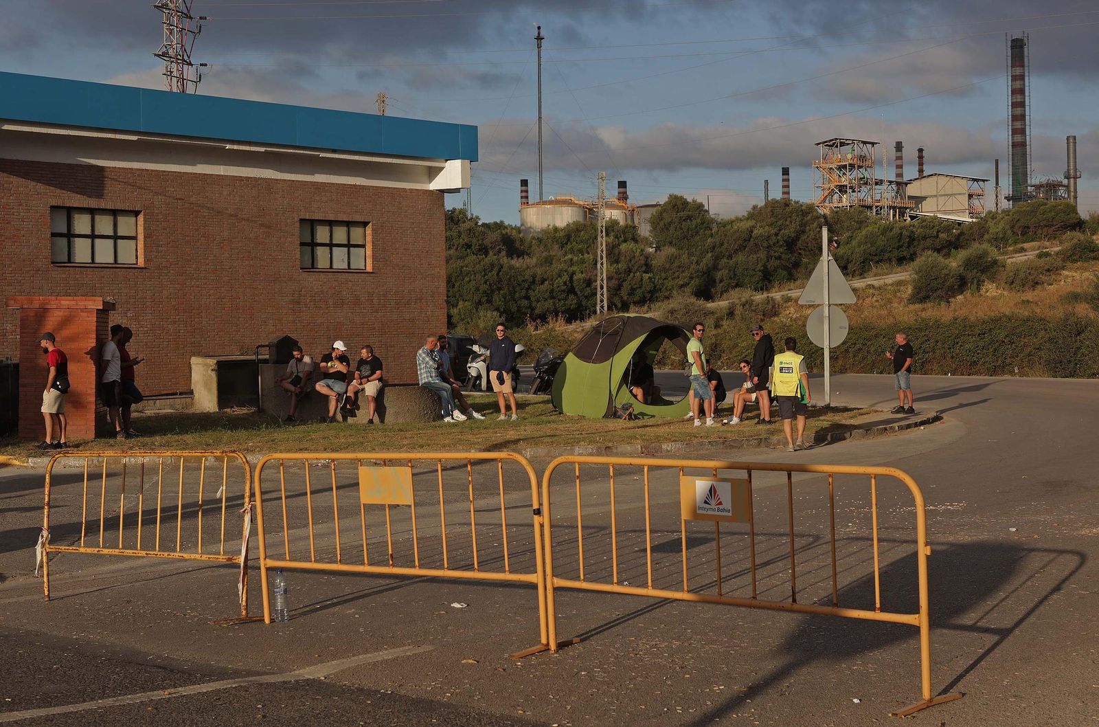 Fotos de la jornada del miércoles de la huelga del metal en el Campo de Gibraltar