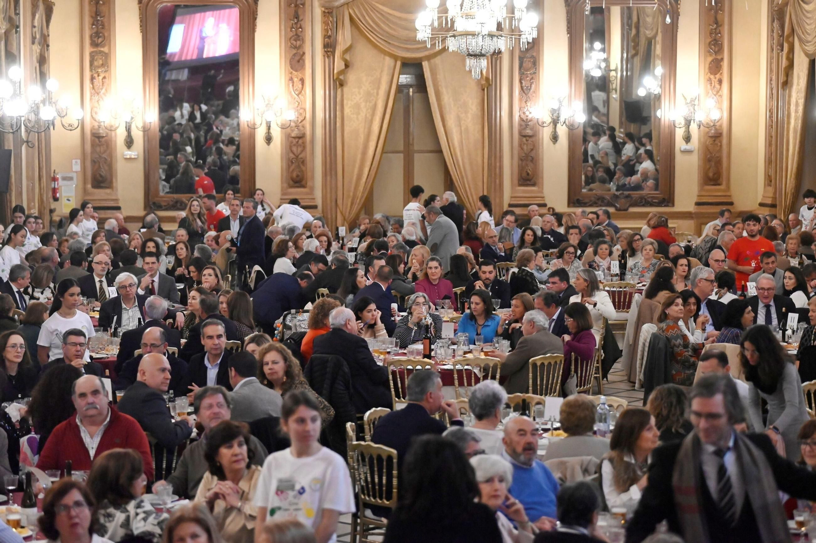 Las imágenes de la comida solidaria de la Fundación Bangassou en Córdoba