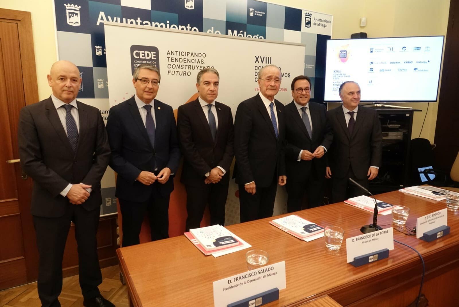 Acto de presentación del congreso de directivos españoles.