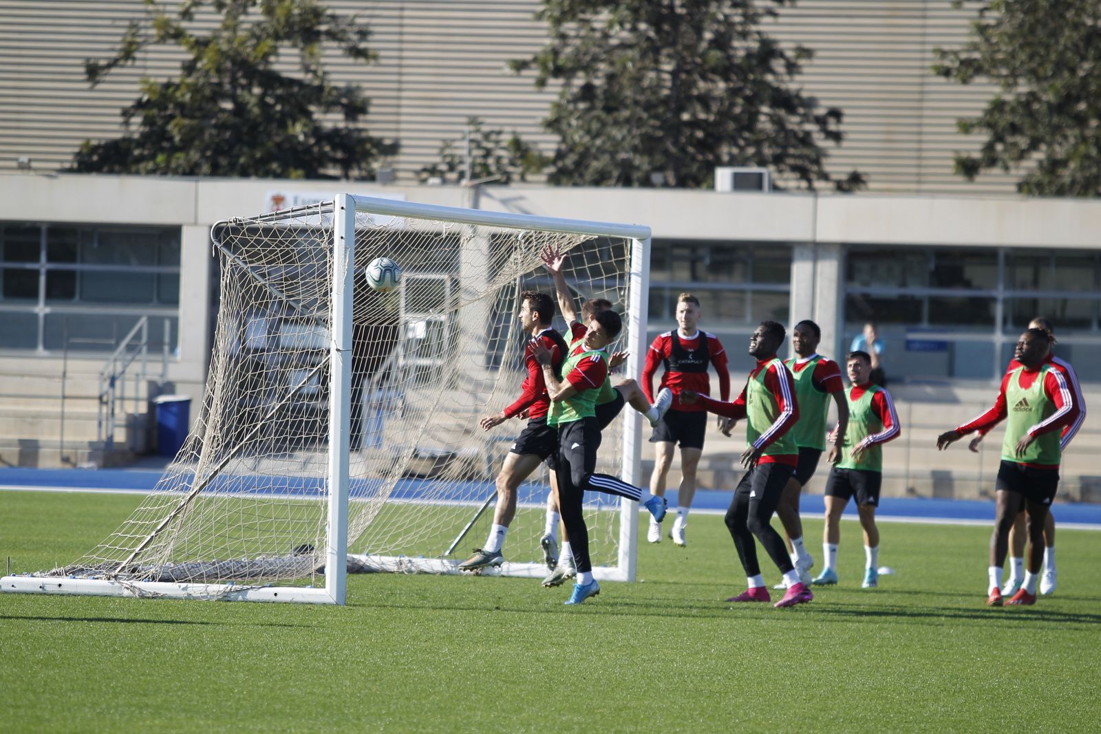 Fotogalería del entrenamiento del Almería previa al partido ante el Numancia