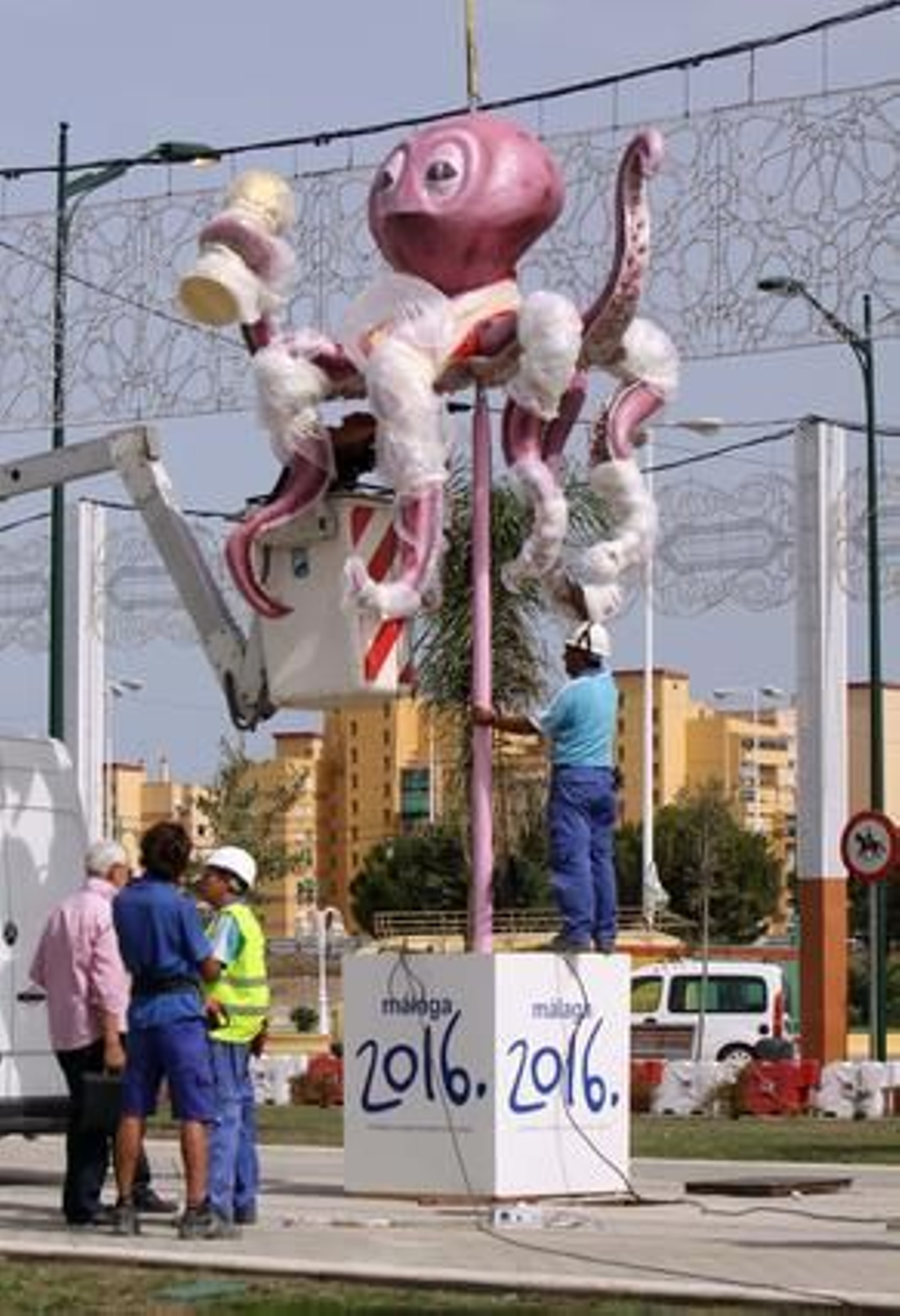 Un gran pulpo 'Paul', exótico anfitrión en el Real.