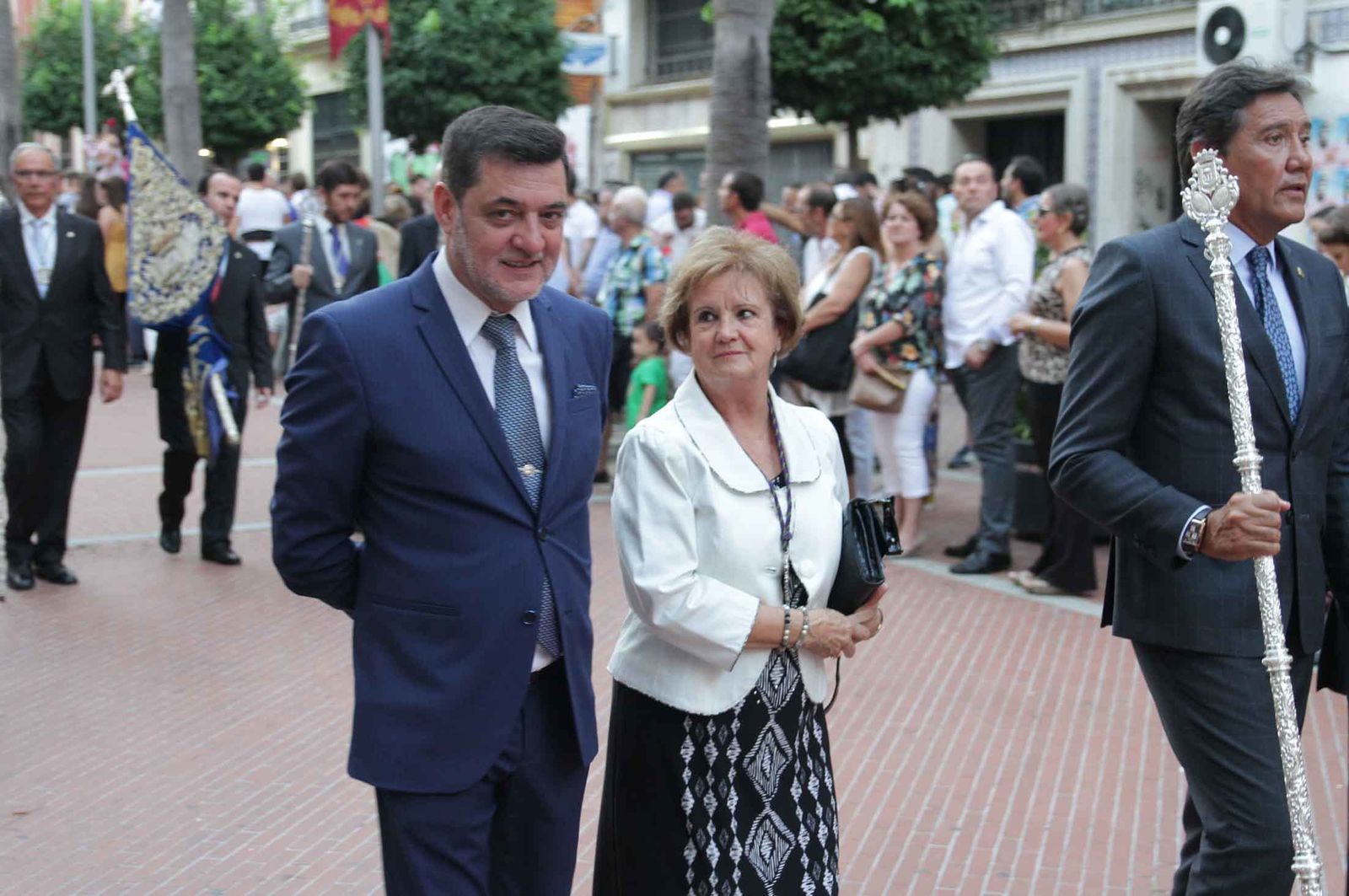 Imágenes del Señor de Pasión en la procesión del centenario de la hermandad