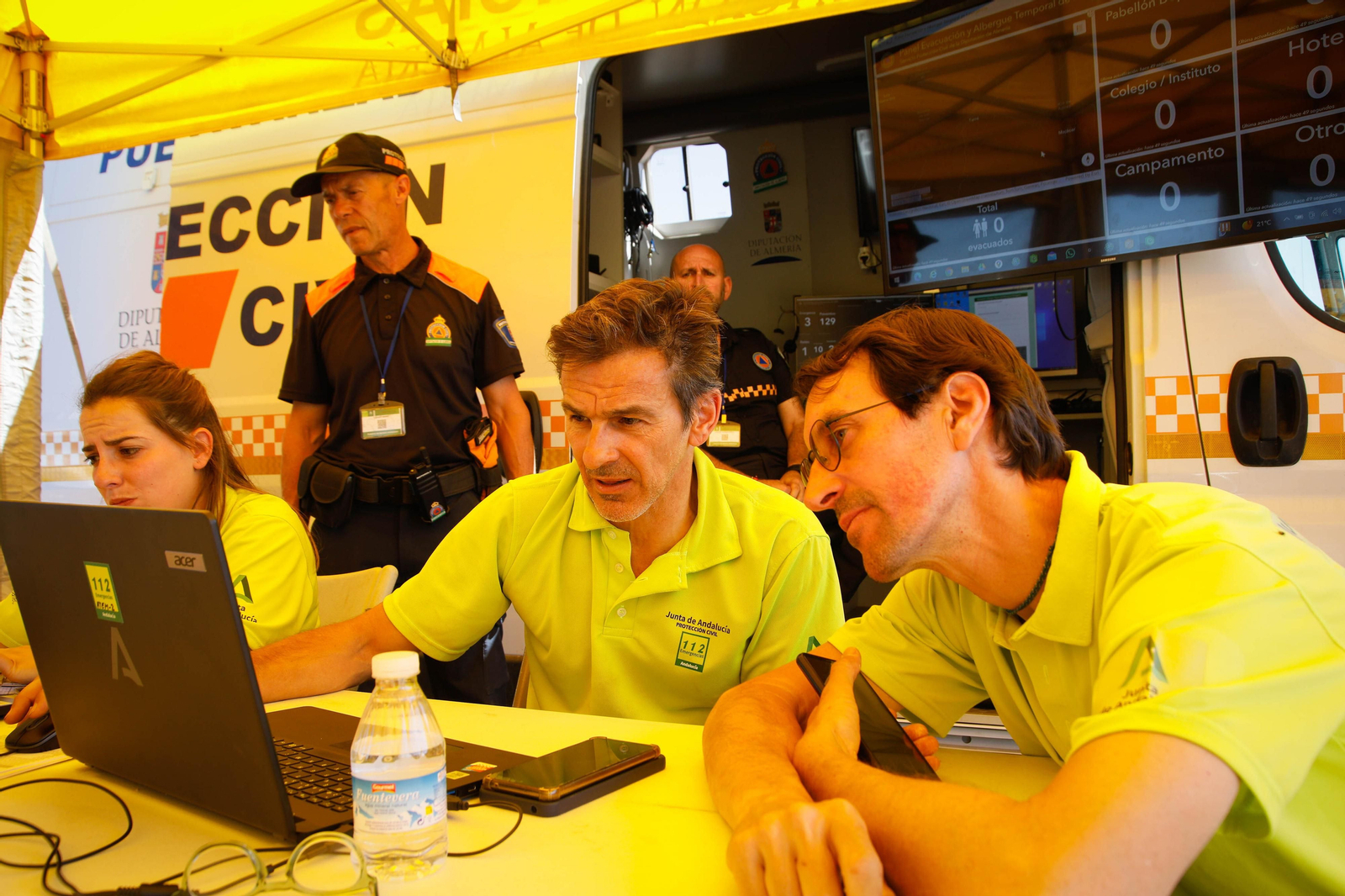 Así se ha vivido el simulacro de incendio forestal en Turre