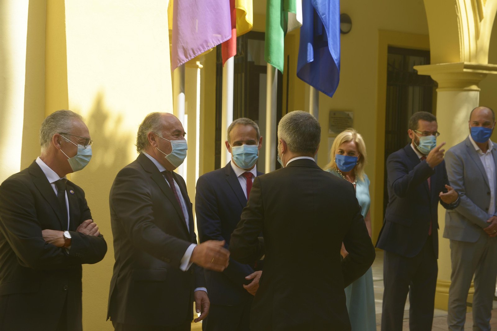 Fotos del Ministro de Interior Fernando Grande Marlaska en Algeciras