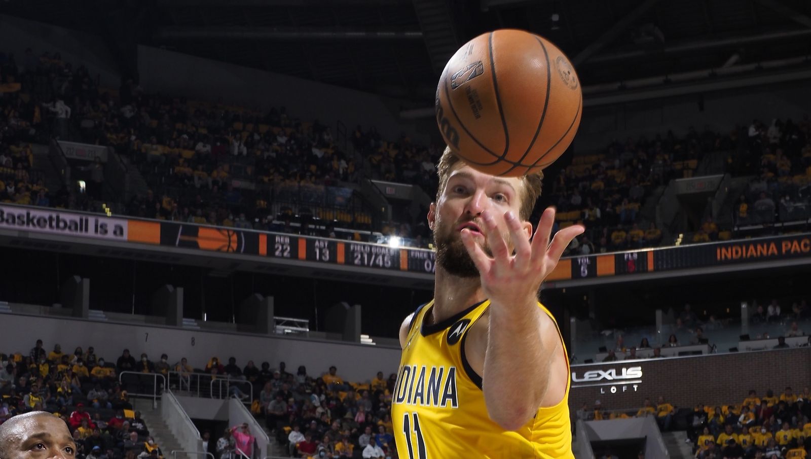 Domas Sabonis, en una acción del choque.