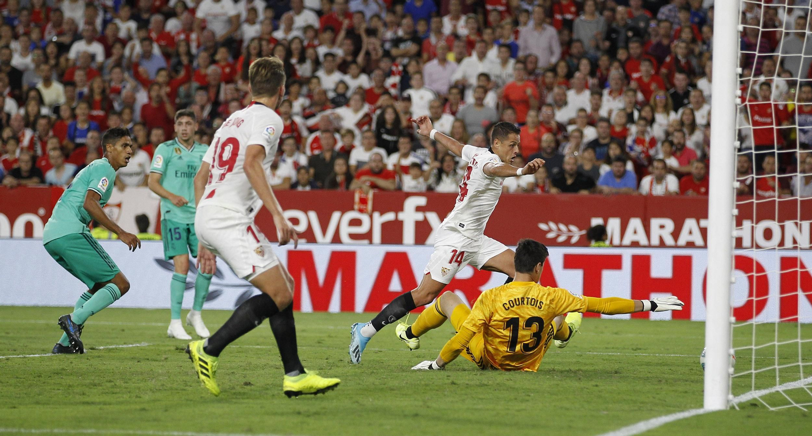 Las imágenes del Sevilla-Real Madrid