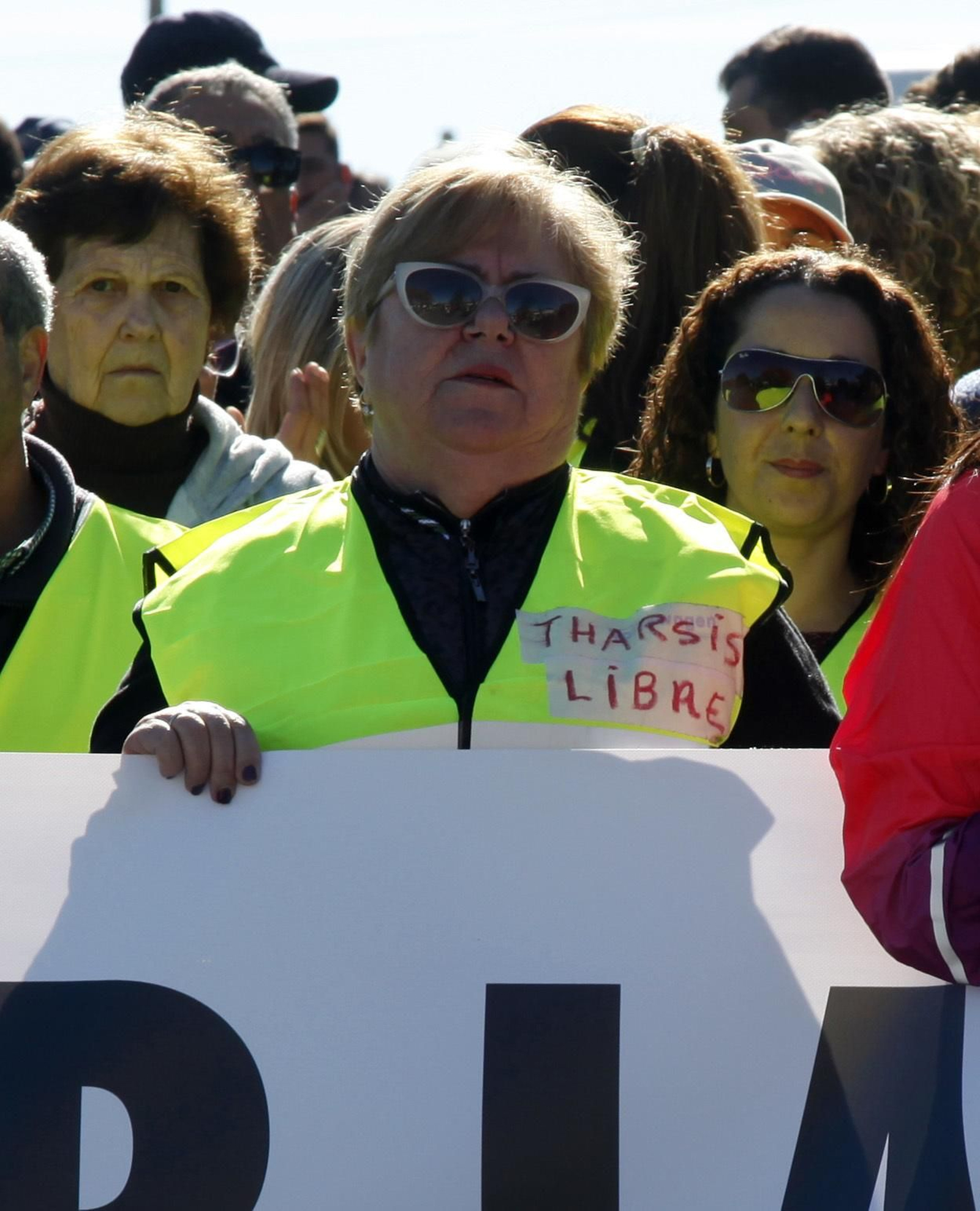Marcha por la segregación de Tharsis hasta la sede del TSJA en Sevilla