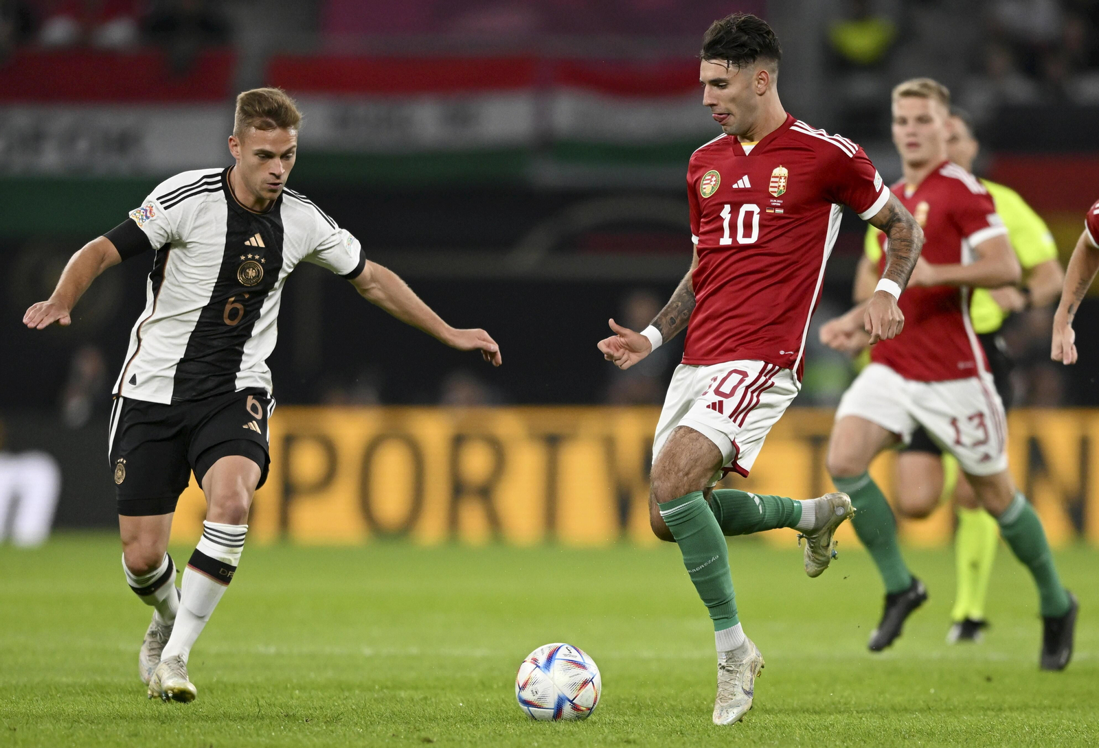 Imagen del Alemania-Hungría de la semana pasada.