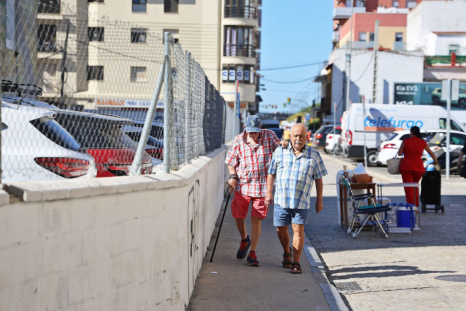 Imágenes de la zona donde irá ubicada la nueva Plaza Mayor de Huelva