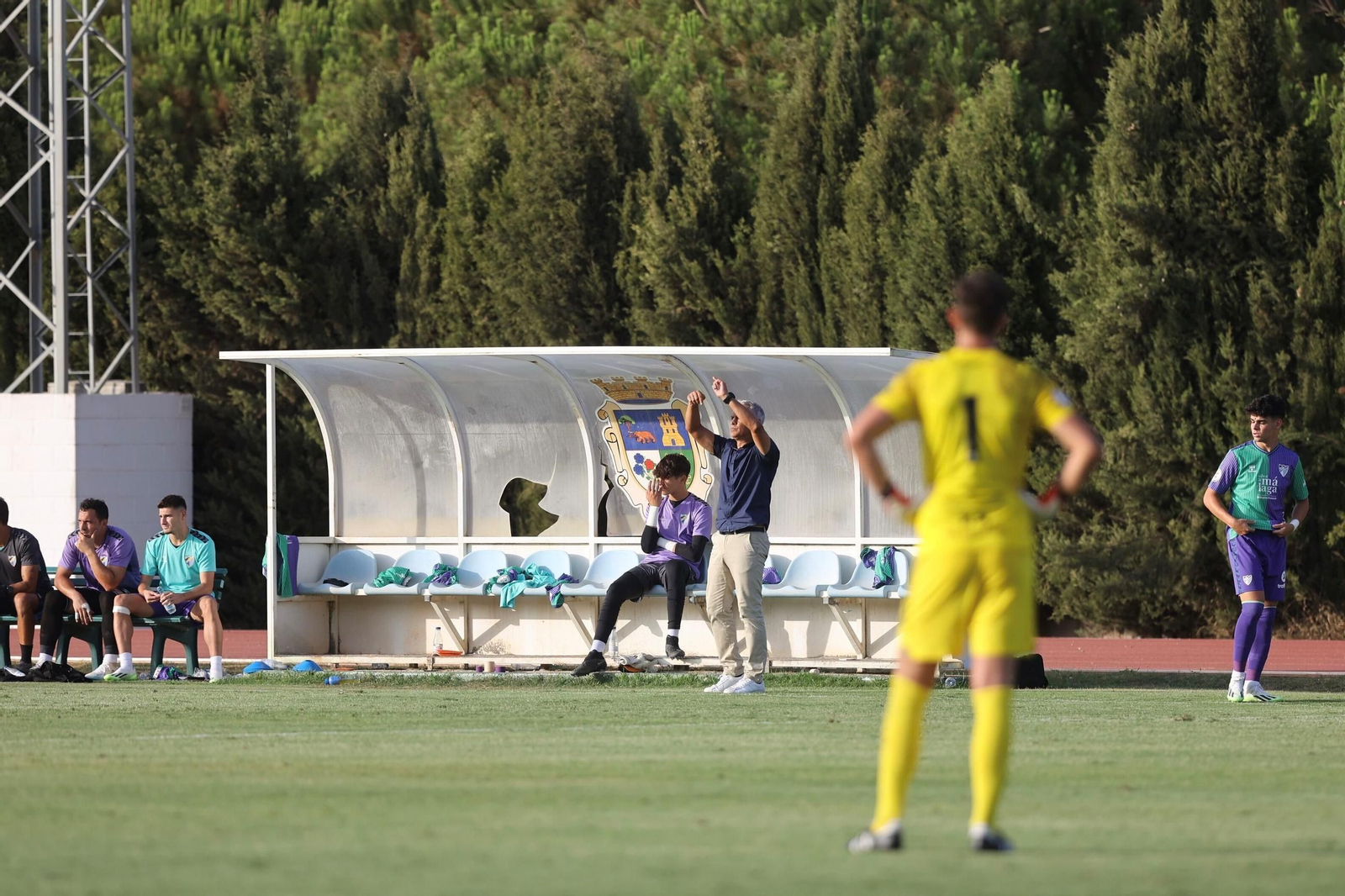 El paso de Sergio Pellicer por el Málaga CF, en fotos