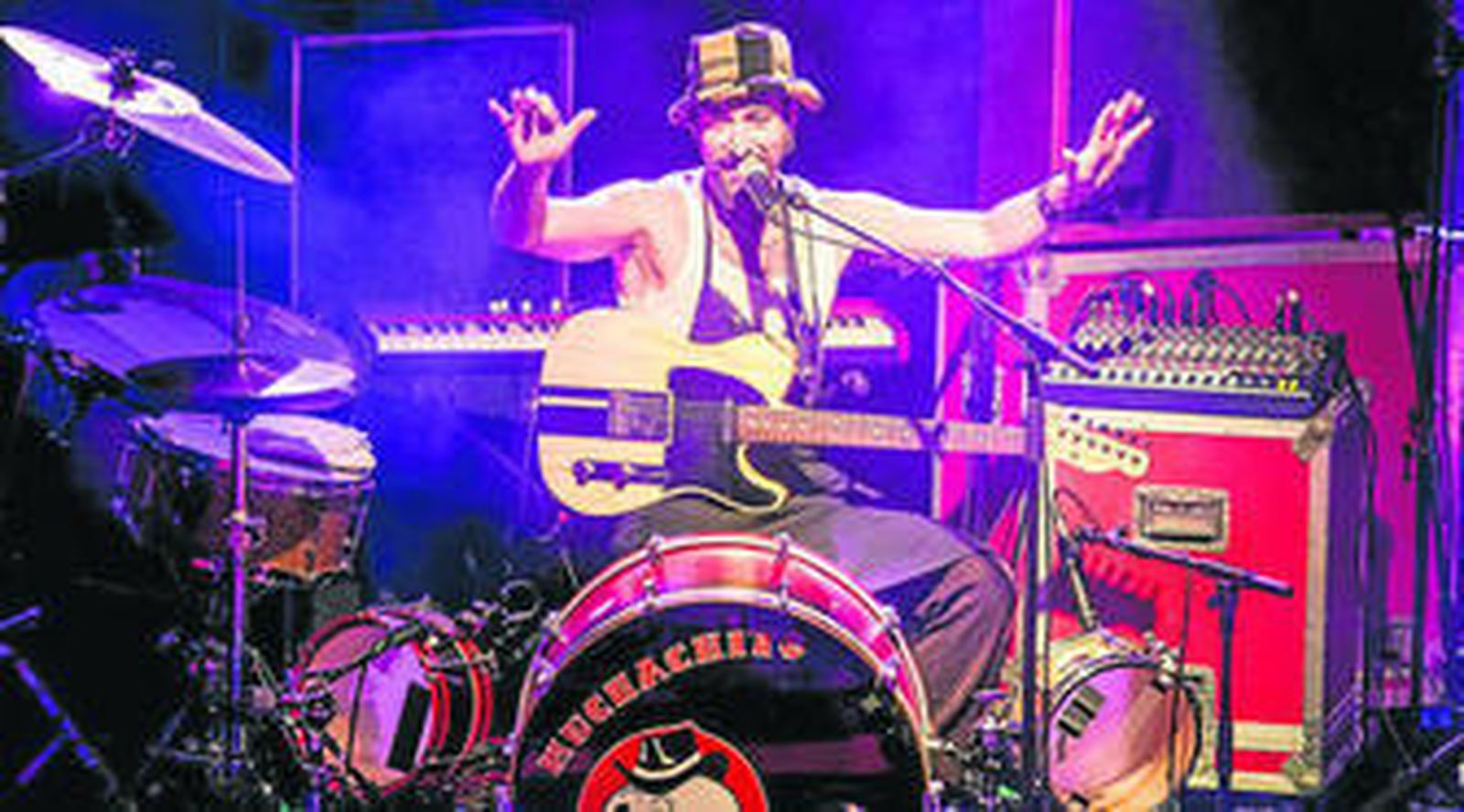 El catalán Jairo Perera, alias Muchachito, durante un concierto reciente.