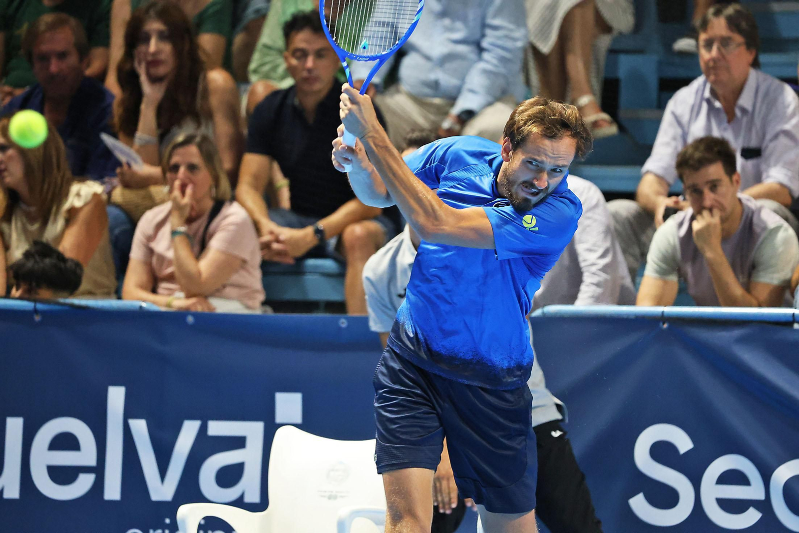 Imágenes de la final masculina de la Copa del Rey de tenis entre Daniil Medvedev y Alejandro Davidovich