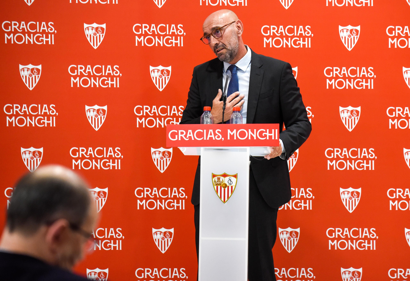 La despedida de Monchi, en imágenes
