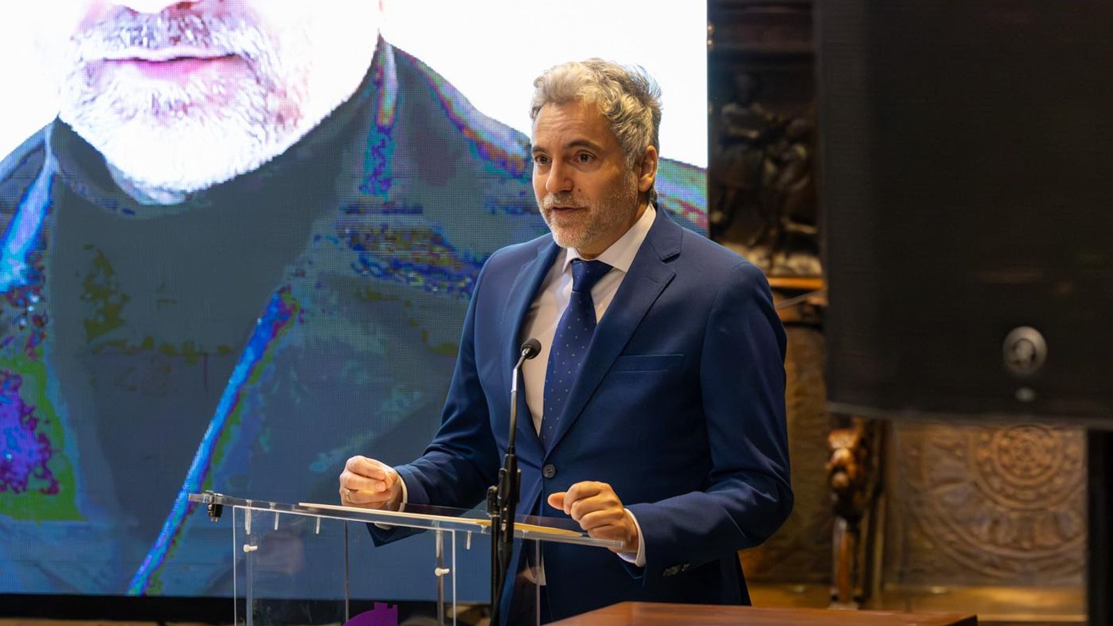 Inauguración de la exposición 'The Mistery Man'