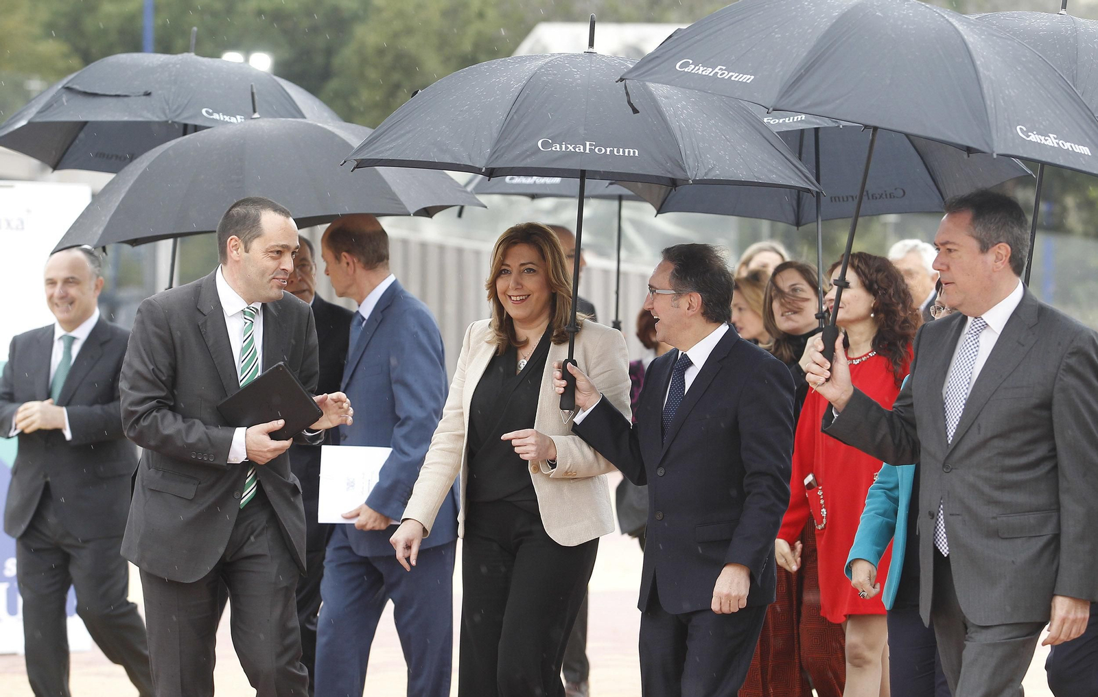La inauguración del Caixafórum Sevilla