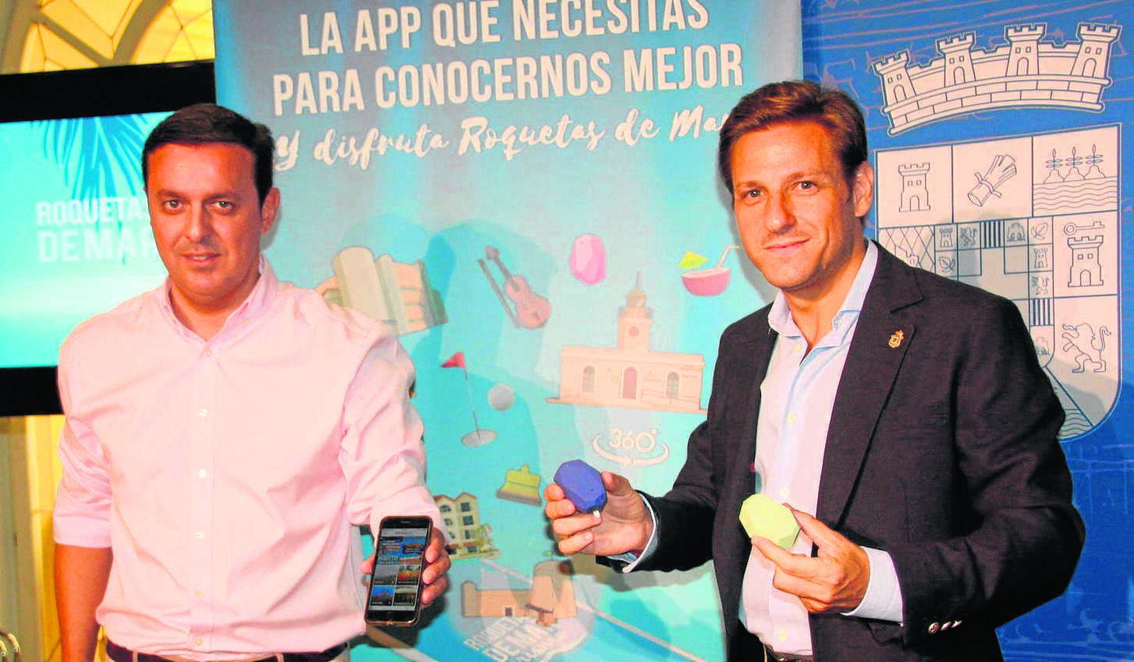 Imagen de la presentación de la nueva app turística y dispositivos tipo ‘totems’.