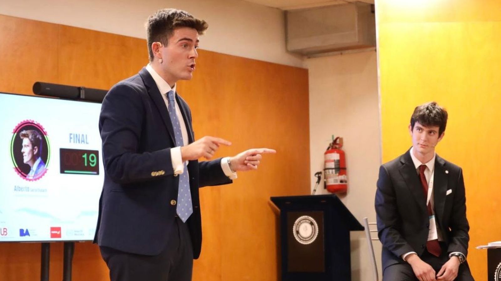 García, en la final.