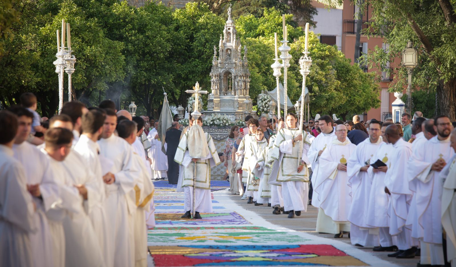 Imágenes de la procesión del Corpus en Jerez