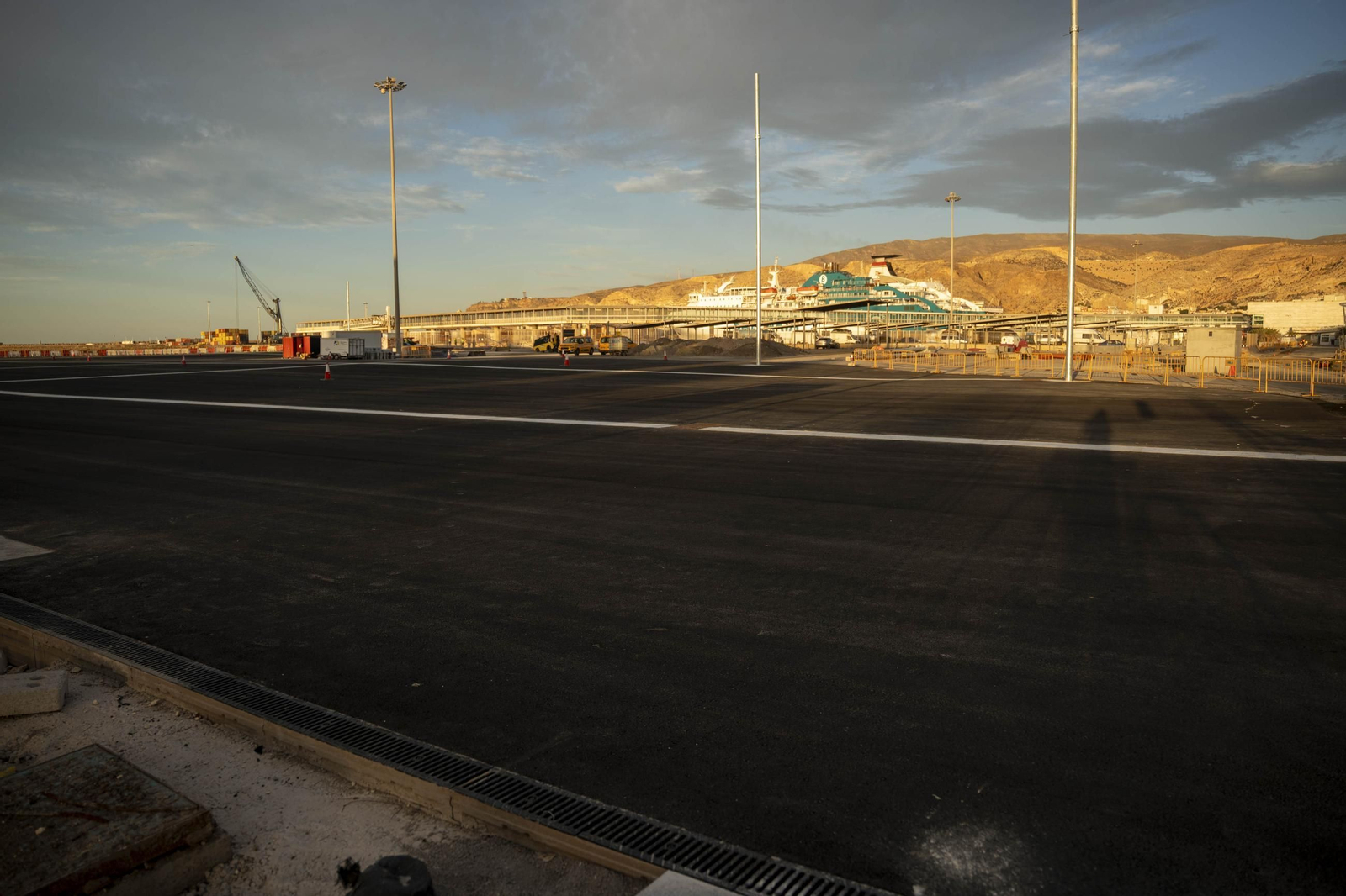 En imágenes las obras del Puerto Ciudad de Almería