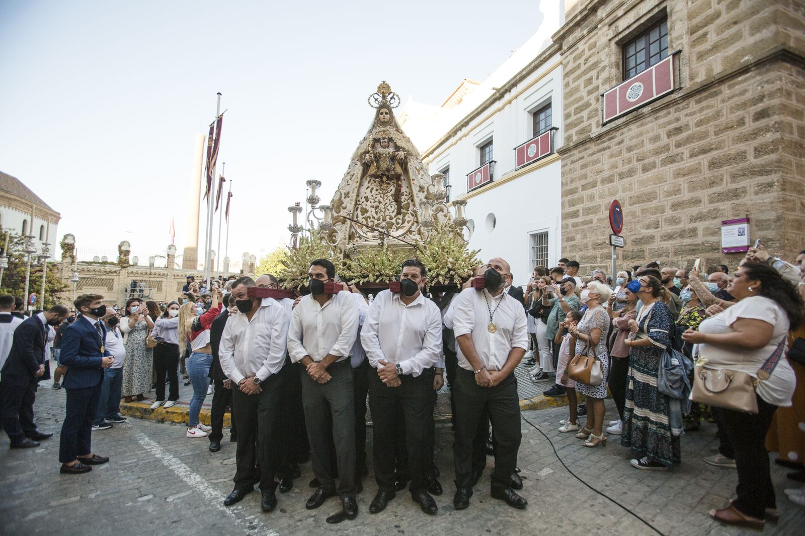 Las imágenes de la procesión de la Virgen del Rosario