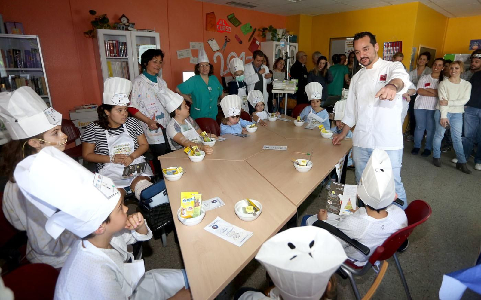 Los chefs infantiles en el hospital