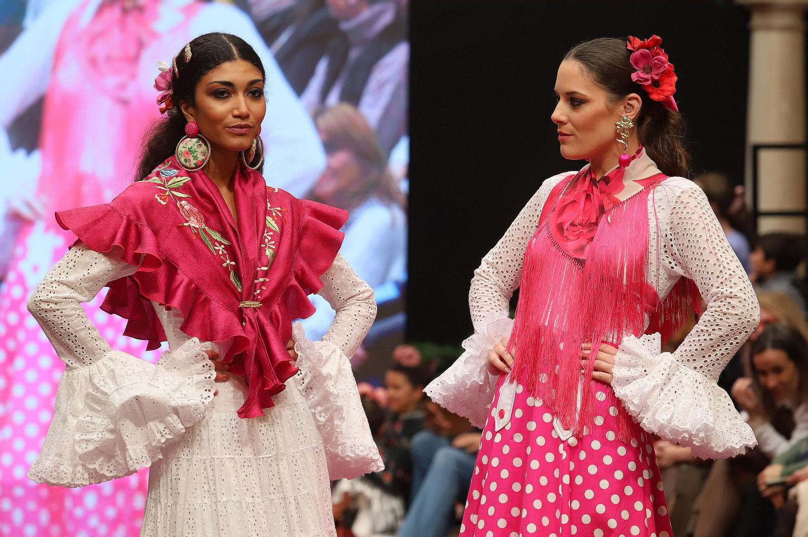 Huelva Flamenca 2023. Imágenes del desfile benéfico de El Ajolí a favor de Cruz Roja Española