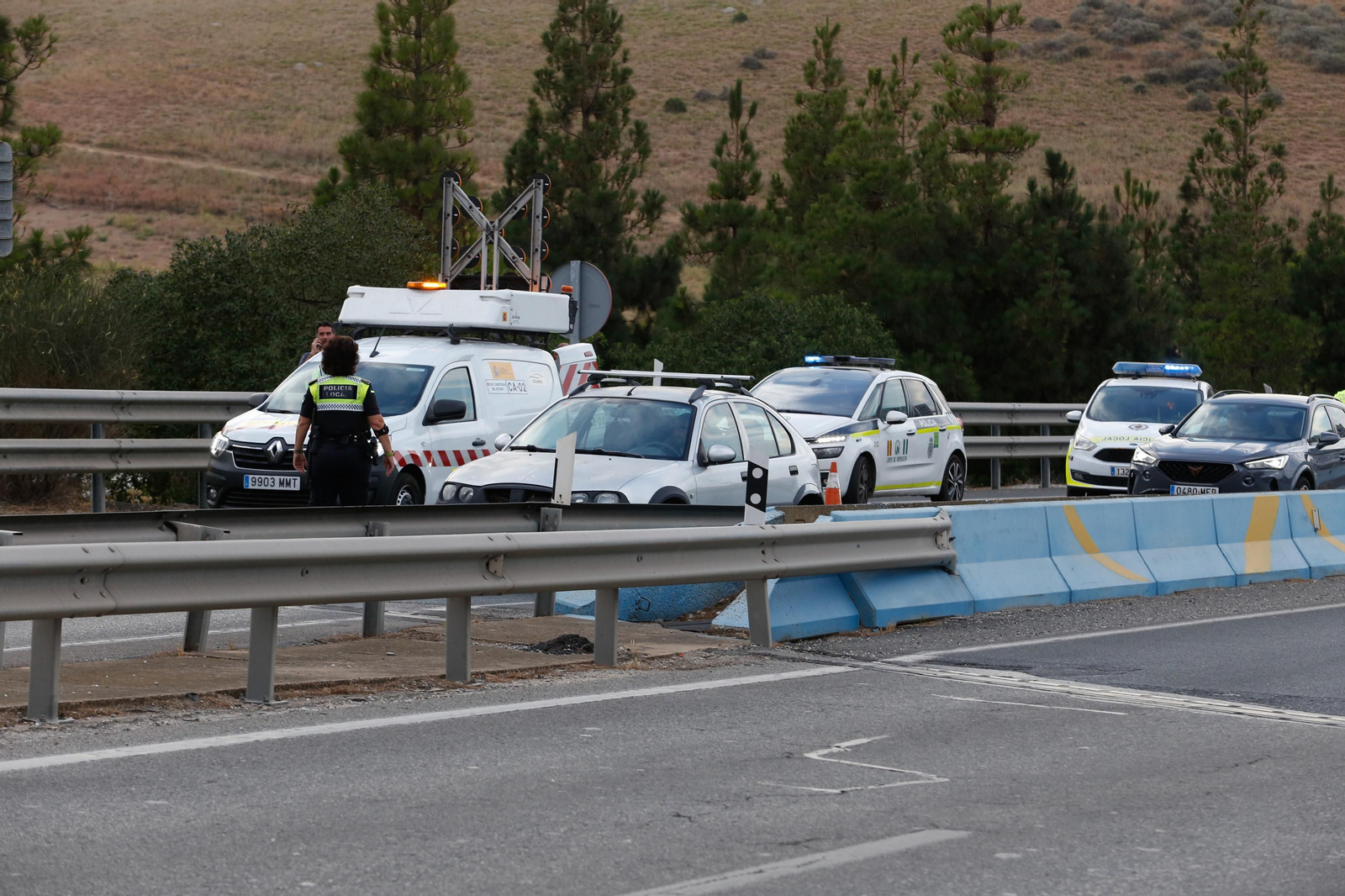 Las fotos del incendio de este viernes en Algeciras