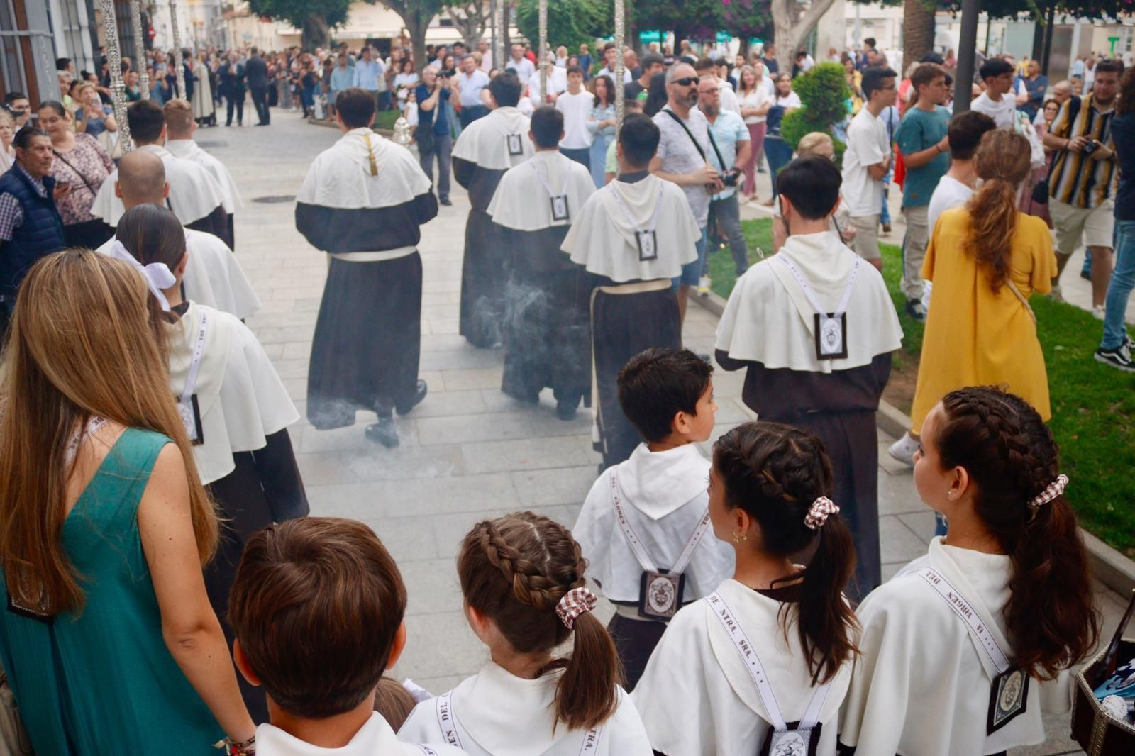 La Virgen del Carmen se traslada a la Iglesia Mayor para participar en el Corpus de San Fernando
