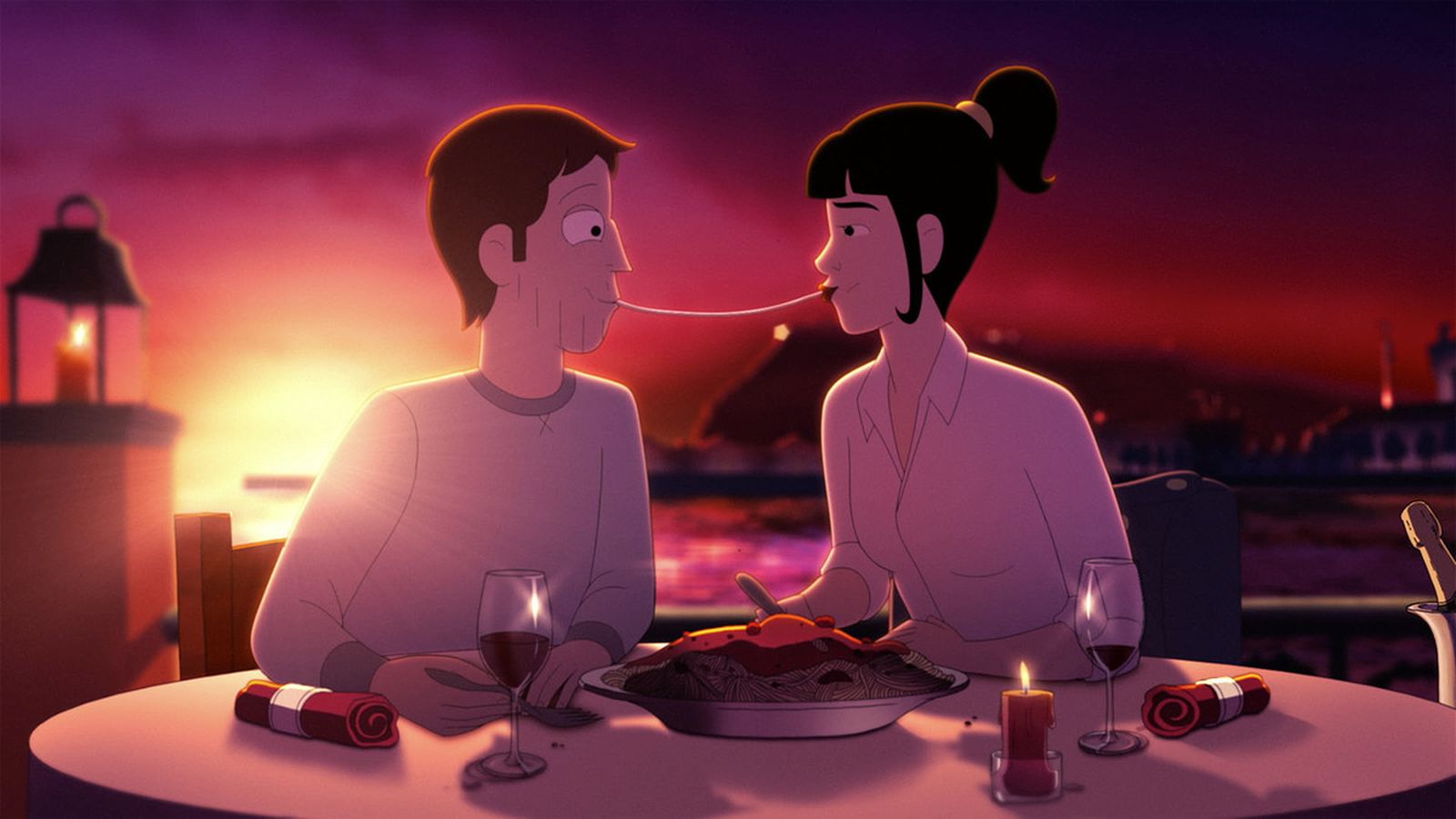 Una imagen de la película de animación 'Memorias de un hombre en pijama'.