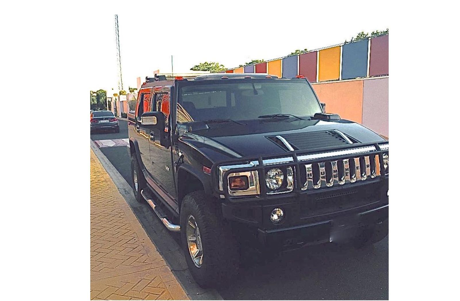 El coche con el que el acusado recoge a los niños del colegio