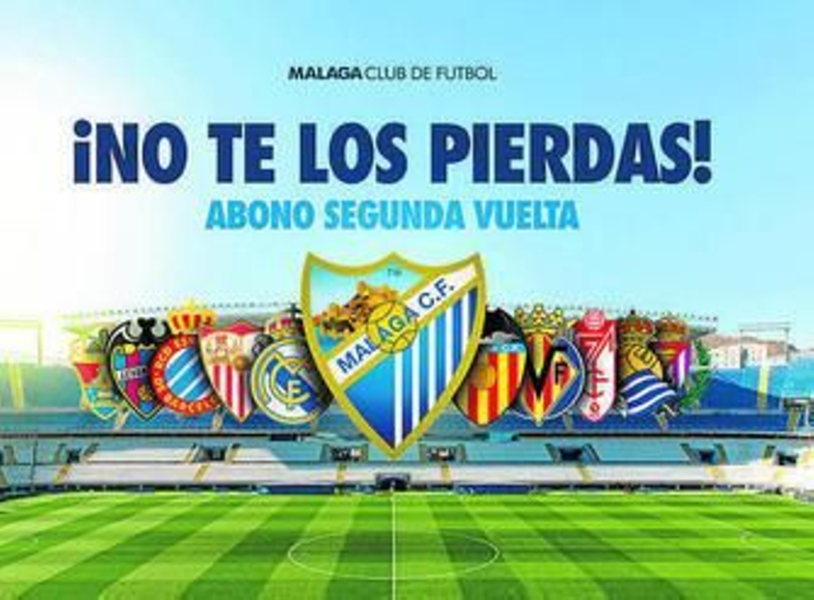 Cartel promocional del nuevo abono.